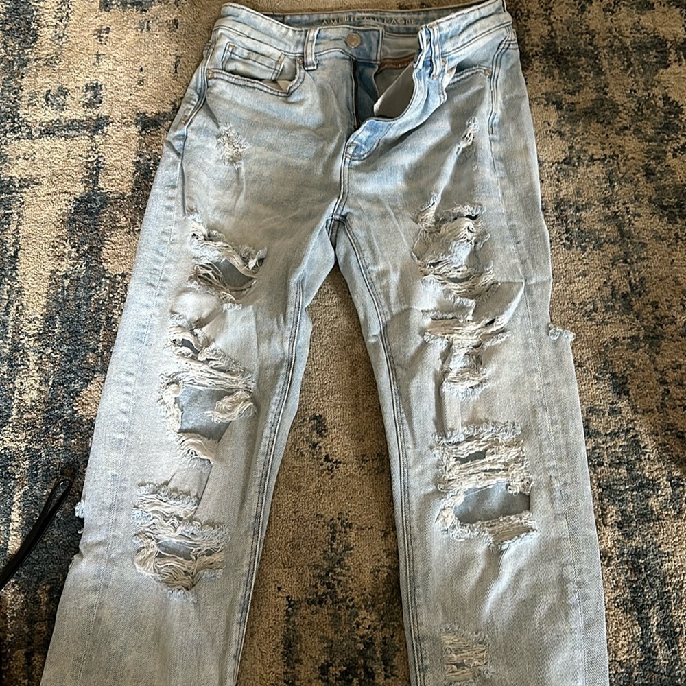 American Eagle ripped jeans
